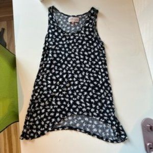 Longline Flowy Tanktop with Lightening Bolts